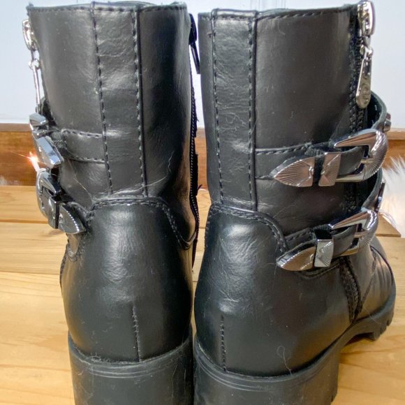 ❌SOLD❌G by Guess Andray Star Studded Combat Boots - Picture 4 of 8